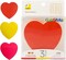 3 Colors,3 Sets, Post-It Notes,50 Heart Sticky Notes Per Book,Cute Sticky Notes Can Be Repeatedly Pasted Without Leaving Glue,Heart Post It Notes for Diary Office Gifts (Red Mixed Packaging)